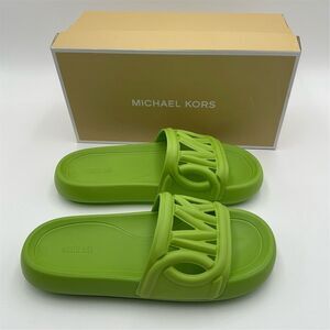 Michael Kors Women's Slide Sandals Green Size 9 Casual Summer